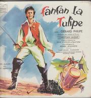 LIVRET + DISQUE 25 CM Vinyl, 8", 33 ⅓ RPM FANFAN LA TULIPE GERARD PHILIPE / 1954-1956 - Formats Spéciaux