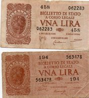 ITALIA  1 LIRA 1944 P-29a - Italië – 1 Lira