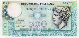 ITALIA  500 LIRE 1979 P-94a.2  XF - 500 Lire