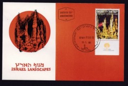 ISRAEL, 1980, Maxi-Card(s), Landscapes The Soreg Gaves,, SG684a, F5278 - Cartes-maximum