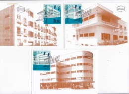 ISRAEL, 1994, Maxi-Card(s), Int. Architects Style 85, SG1238-1240, F5466 (2 Series) - Maximumkaarten