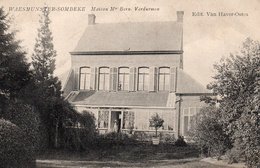 WAESMUNSTER-SOMBEKE WAASMUNSTER ELVERSELE MAISON VERDURMEN 1909 HAMME HUTSEBAUT BOOMTEELKUNDIGE - Waasmunster