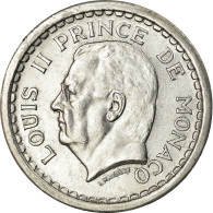 Monnaie, Monaco, Louis II, Franc, Undated (1943), SUP, Aluminium, Gadoury:MC131 - 1922-1949 Louis II