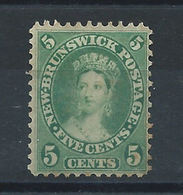 Nouveau-Brunswick N°6 (*) (MNG) 1860/63 - Reine Victoria - Ungebraucht