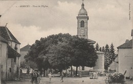 ARBECEY   HAUTE SAONE  70    CPA  PLACE DE L'EGLISE - Autres & Non Classés