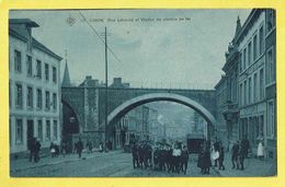 * Dison (Liège - Luik - La Wallonie) * (SBP, Nr 10) Rue Léopold Et Viaduc Du Chemin De Fer, Animée, Confiserie, Pont TOP - Dison