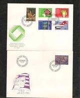 ANNÉE 1981 : 6 ENVELOPPES - Franking Machines (EMA)