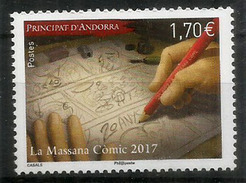 Museu Del Còmic D'Andorra. 1 Timbre Neuf **  (année 2017) Haute Faciale - Unused Stamps