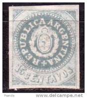 Argentina 1862 Scott A3   MLH* - Unused Stamps