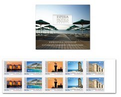 GREECE STAMPS 2019/ESPERIA HOTEL RHODOS/NEW HIGHER FACE VALUE FROM 3/3/2020-SELF ADHESIVE BOOKLET-20/6/19-MNH - Unused Stamps
