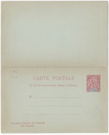 Ets Oceanie Entier Postal  Carte Postale CP5 - Covers & Documents