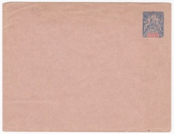 Ets Oceanie Entier Postal  Enveloppe EN17 (146 X 112)  25c Bleu - Covers & Documents