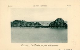 CANCALE LE ROCHER UN JOUR DE CARAVANE AU BON MARCHE - Cancale