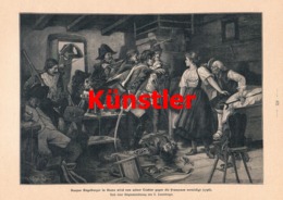 Delcampe - 1753 Leuenberger Engelberger Stans Tirol Andreas Hofer Soldaten Druck 1901 !! - Documenti Storici