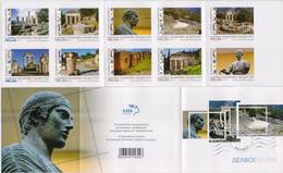 GREECE STAMPS 2019/ARCEALOGICAL AREAS(DELFOI)/NEW HIGHER FACE VALUE FROM 3/3/2020-MNH-SELF ADHESIVE-BOOKLET-22/7/19 - Unused Stamps