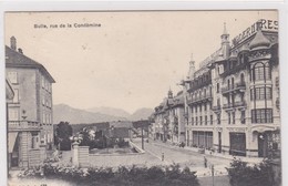 Delcampe - Bulle, Rue Victor-Tissot (anciennement Condémine) Grand Hôtel Moderne - Bulle