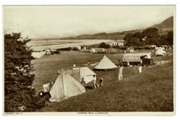 Ref 1338 - Scarce Rapael Tuck Postcard - Camping Field Tents Llanddulas Denbighshire Wales - Denbighshire