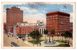 6907 - Youngstown ( OH ) USA - Wick Building , Dollar Bank And Central Square - N°44 - - Otros & Sin Clasificación