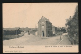 FONTAINE L'EVEQUE  RUE DE LA STATION ET ROUTE DE FORCHIES - Fontaine-l'Eveque