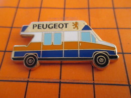 620 Pin's Pins / Beau Et Rare  / THEME AUTOMOBILES : PEUGEOT FOURGON ELECTRIQUE Par METARGENT - Peugeot