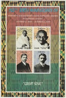 Ghana 2019 Mi. ? 150th Birth Anniversary Mahatma Mohandas Gandhi Souvenir Sheet 4 Stamps Peace Nobel Price - Mahatma Gandhi