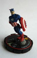 FIGURINE HEROCLIX MARVEL CAPTAIN AMERICA  Rareté 4 Socle ROUGE - Marvel Heroes