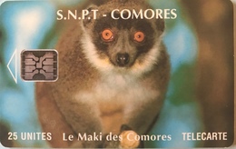 COMORES  -  Chip Card  -  SNPT Des Comores  - Maki -  SC5  - 25 Unités - Comore