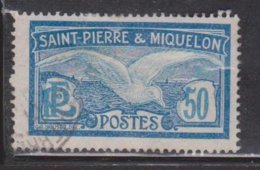 ST PIERRE ET MIQUELON Scott # 98 Used - Seagull - Used Stamps