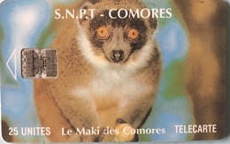 COMORES  -  Chip Card  -  SNPT Des Comores  - Maki -  SC7  - 25 Unités - Comores