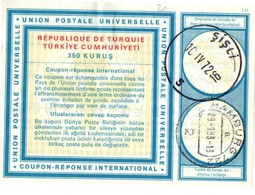 Coupon-réponse Turquie - 350 Kurus - Modèle Vienne 20 - IAS IRC CRI - Sisli 1972 Hamburg - Ganzsachen