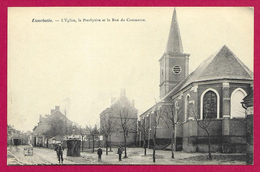 CPA Escarbotin - L'Église, Le Presbytère Et La Rue Du Commerce - Friville Escarbotin