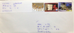 Greece, Circulated Cover To Portugal, "Lobsters", "Crafts", 2012 - Storia Postale