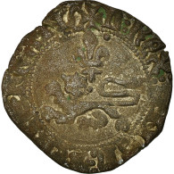 Monnaie, France, Henri V, Niquet, Rouen, TTB, Billon, Duplessy:441 - 1380-1422 Charles VI Le Fol