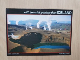 Ansichtskarte - Island - Krater Viti Des Krafla-Vulkansystems - Islande
