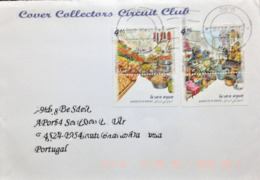 Israel, Circulated Cover To Portugal, "Markets", "Fruits", "Bric à Brac", "Odds And Ends", 2018 - Brieven En Documenten