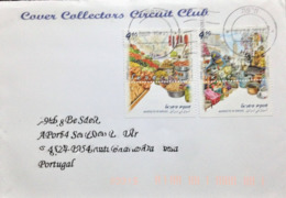 Israel, Circulated Cover To Portugal, "Markets", "Fruits", "Bric à Brac", "Odds And Ends", 2018 - Storia Postale