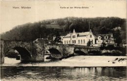 CPA AK Hann.Munden Partie An Der Werra-Brucke GERMANY (955454) - Hannoversch Münden