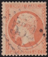 France       .    Yvert    .    23     .         O      .      Oblitéré - 1862 Napoléon III