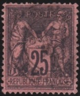 France        .    Yvert    .     91  .         O      .      Oblitéré - 1876-1898 Sage (Type II)