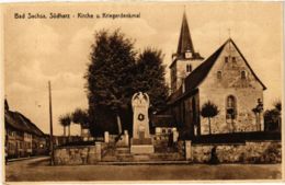 CPA AK Bad Sachsa Kirche U Kriegerdenkmal GERMANY (955959) - Bad Sachsa