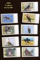 2009.  Burundi  9 Valeurs Oiseaux De Proie. Prey Birds. Ucelli  Vogels  Aigle. Eagle. ** - Nuovi