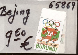 2009.  Burundi  Bejing. Olympique. Une Valeur ** - Nuovi