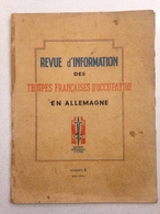 Revue D'information Des Troupes Françaises D'occupation En Allemagne - N° 8 De Mai 1946 - Francese