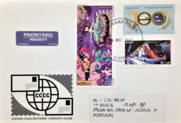 Brazil, Circulated Cover To Portugal, "Trains", "Aviation", "Christmas Tales", "The Lead Soldier", 2018 - Storia Postale