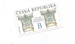 Year 2020 -100 Years Of Czechoslovak Constitutional Court, 1 Stamp, MNH - Nuovi