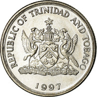 Monnaie, TRINIDAD & TOBAGO, 10 Cents, 1997, Franklin Mint, TTB, Copper-nickel - Trinité & Tobago