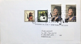 United States, Circulated FDC, "Famous People", "Lena Horne", "Clocks", "American Toleware", 2018 - 2011-...