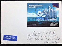 Poland, Circulated Cover To Portugal, "Ships", "Rally Of Great Sailors", 2017 - Cartas & Documentos