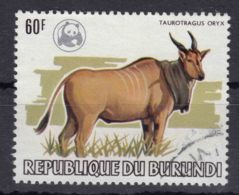 Burundi 1983 WWF Animals Mi#1604 Used - Oblitérés