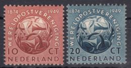 Netherlands 1949 UPU Mi#544-545 Mint Hinged - Neufs